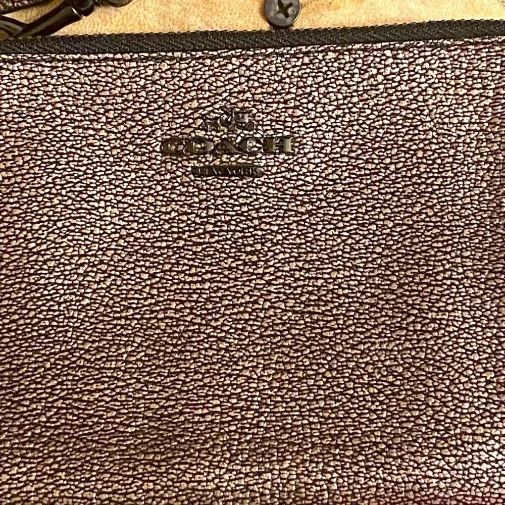 Coach Leather Wristlet
